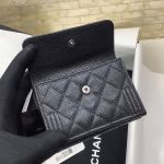 シャネル  ミニ三つ折りウォレット A84432 ボーイライン