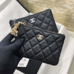 シャネル カード&コインケース A69253 キャビアスキン ブラック シャネル カード&コインケース A69253 キャビアスキン ブラック