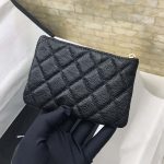 シャネル カード&コインケース A69253 キャビアスキン ブラック シャネル カード&コインケース A69253 キャビアスキン ブラック