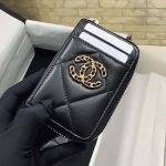 シャネル ジップカードケース AP1650 キルティング ラムスキン ブラック シャネル ジップカードケース AP1650 キルティング ラムスキン ブラック