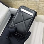 シャネル ジップカードケース AP1650 キルティング ラムスキン ブラック シャネル ジップカードケース AP1650 キルティング ラムスキン ブラック
