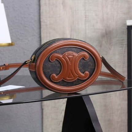 セリーヌ  CUIR TRIOMPHE オーバル ミニバッグ 101703
