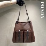 プラダ ルート ラージ レザー バッグ 1BC293 プラダ ルート ラージ レザー バッグ 1BC293