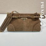 プラダ ボニー スモール スエード ショルダーバッグ 1BH215 プラダ ボニー スモール スエード ショルダーバッグ 1BH215