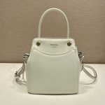 プラダ キャリー ミニ レザー ハンドバッグ 1BA496 プラダ キャリー ミニ レザー ハンドバッグ 1BA496