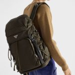 プラダ スピードロック Re-Nylon レザー バックパック 2VZ123 プラダ スピードロック Re-Nylon レザー バックパック 2VZ123