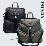 プラダ Re-Nylon xレザー バックパック 2VZ108 プラダ Re-Nylon xレザー バックパック 2VZ108
